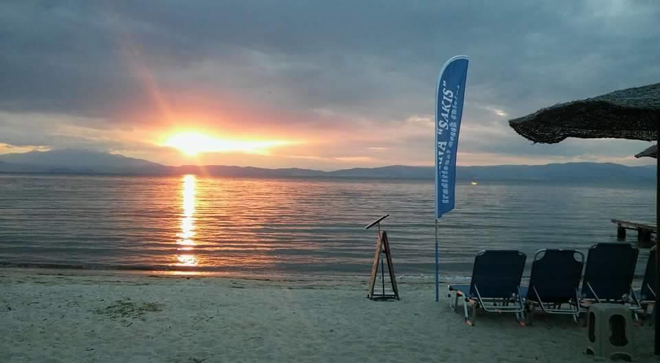 Sikoudis Gorgona Beach Skala Rachoni  Bagian luar foto